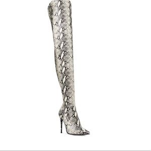 Steve Madden Snake Skin Boots